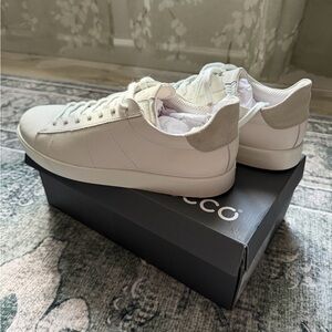 Ecco Men's White Sneakers